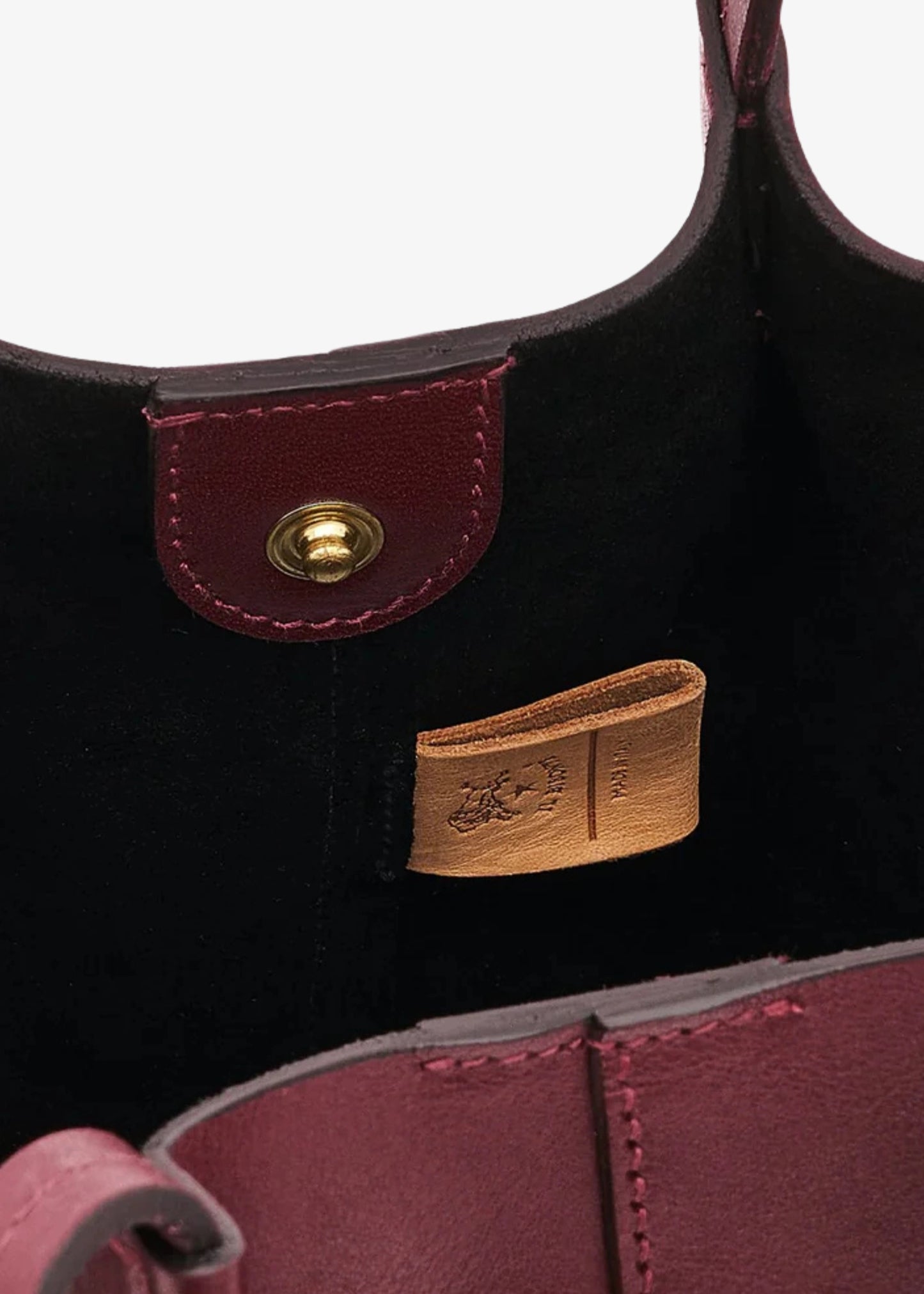 Il-Bisonte-Nina-Crossbody-Cherry