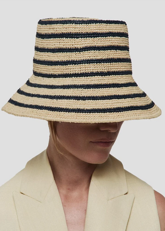 Janessa-Leone-Felix-Bucket-Hat-Navy-Natural