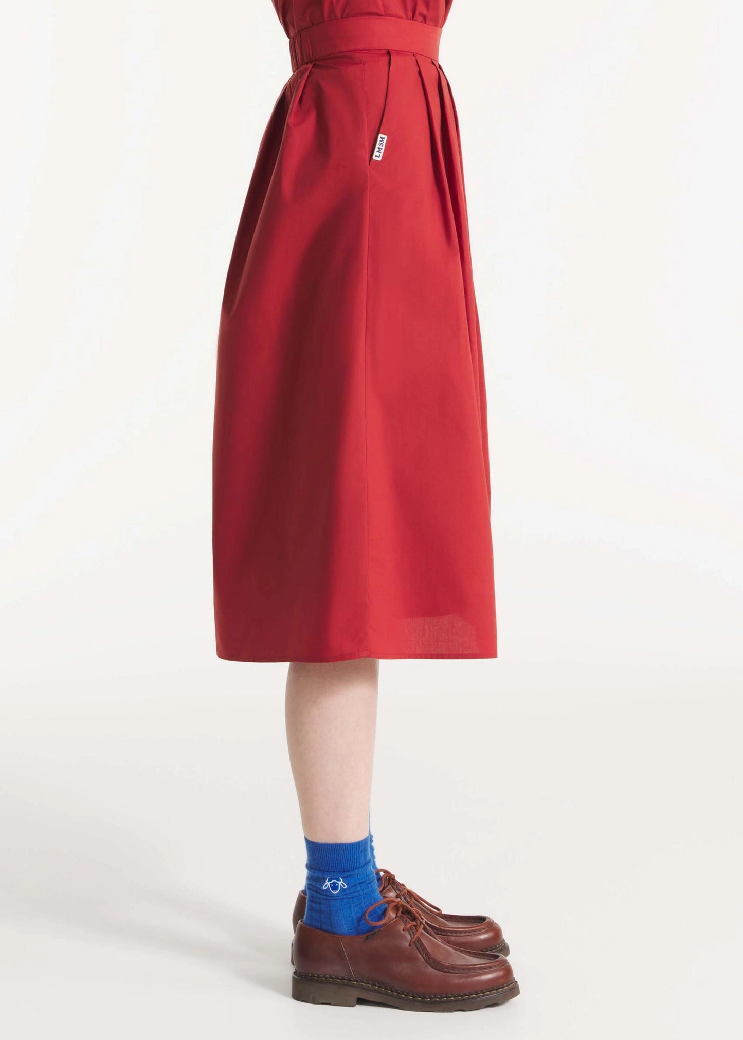 Le-Mont-Jopeli-Pleat-Skirt-brick