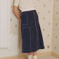 Le-Mont-Saint-Michel-Jaquime-Workwear-Skirt
