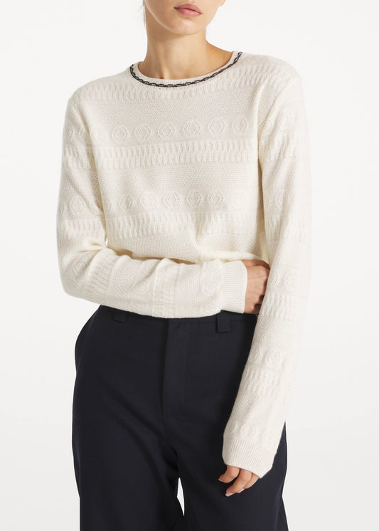 Le-Mont-saint-michel-sdill-fancy-shirt-sleeve-sweater