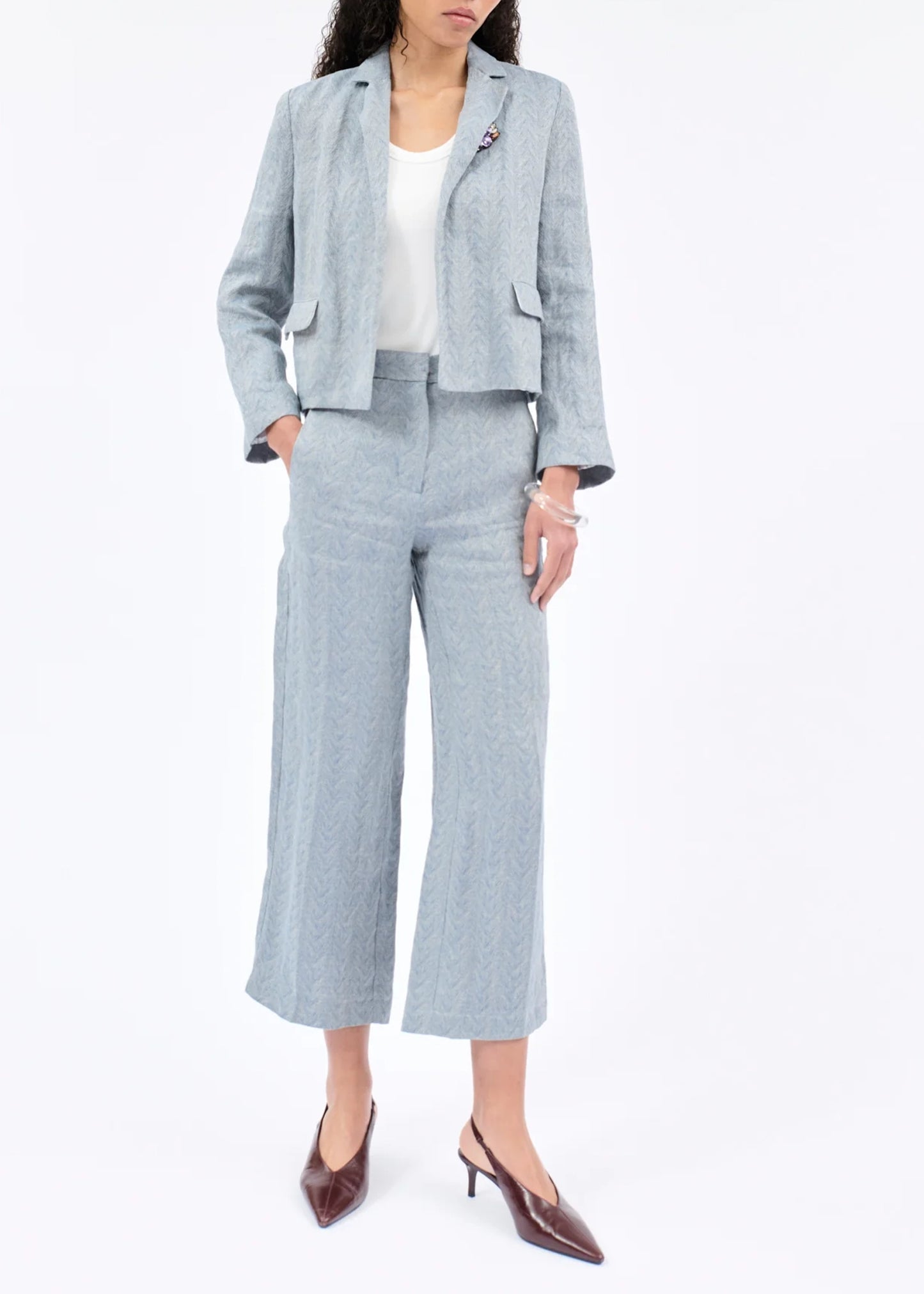 Odeeh-FANCY-HERRINGBONE-Hose-Foggy-Blue