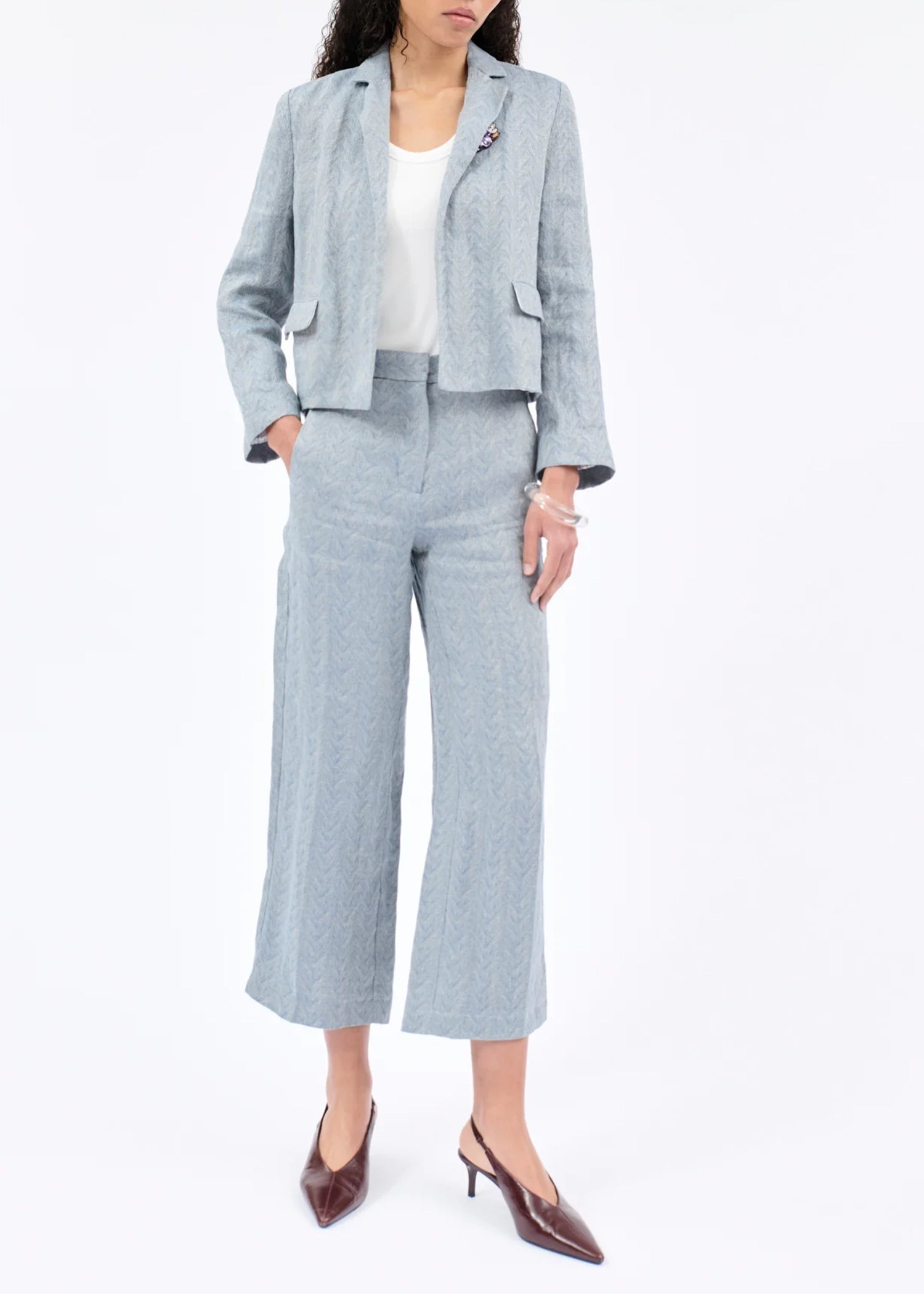 Odeeh-FANCY-HERRINGBONE-Hose-Foggy-Blue