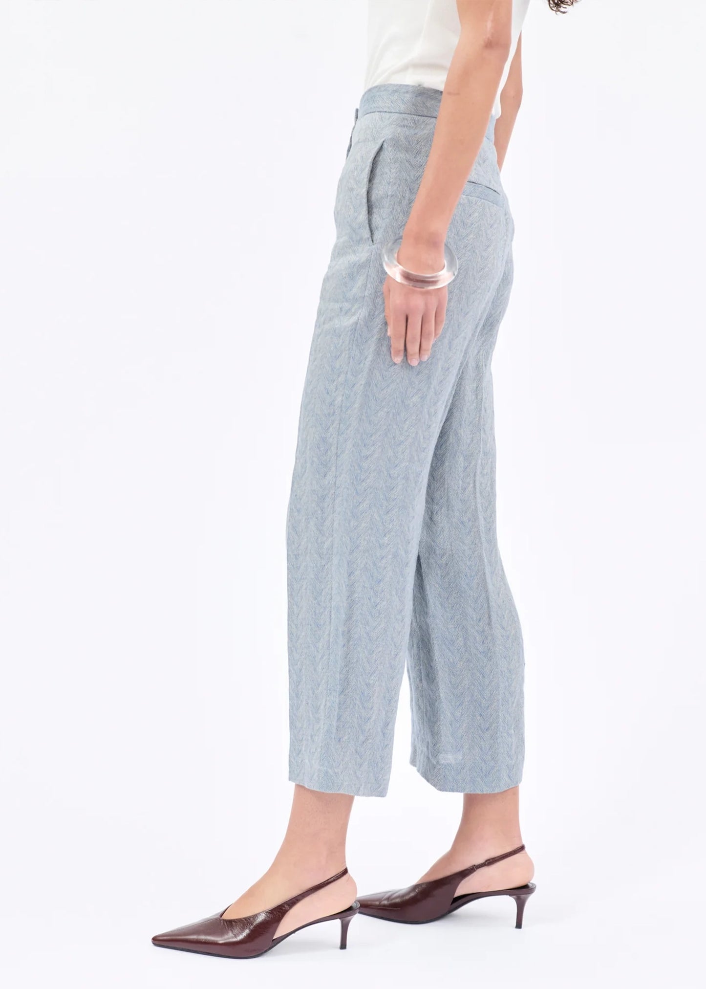 Odeeh-FANCY-HERRINGBONE-Hose-Foggy-Blue