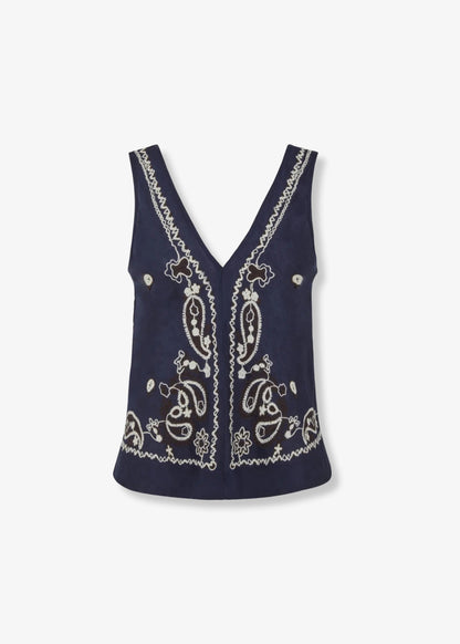 P.A.R.O.S.H-Embroidered-Beach-Blouse