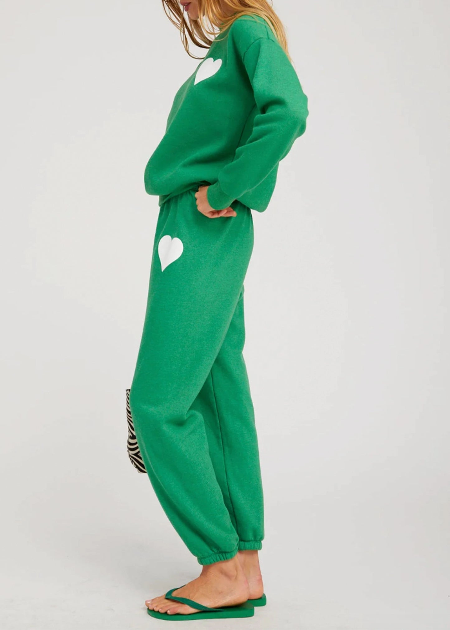 SPRWMN-Heart-Sweatpants-Kelly-Green