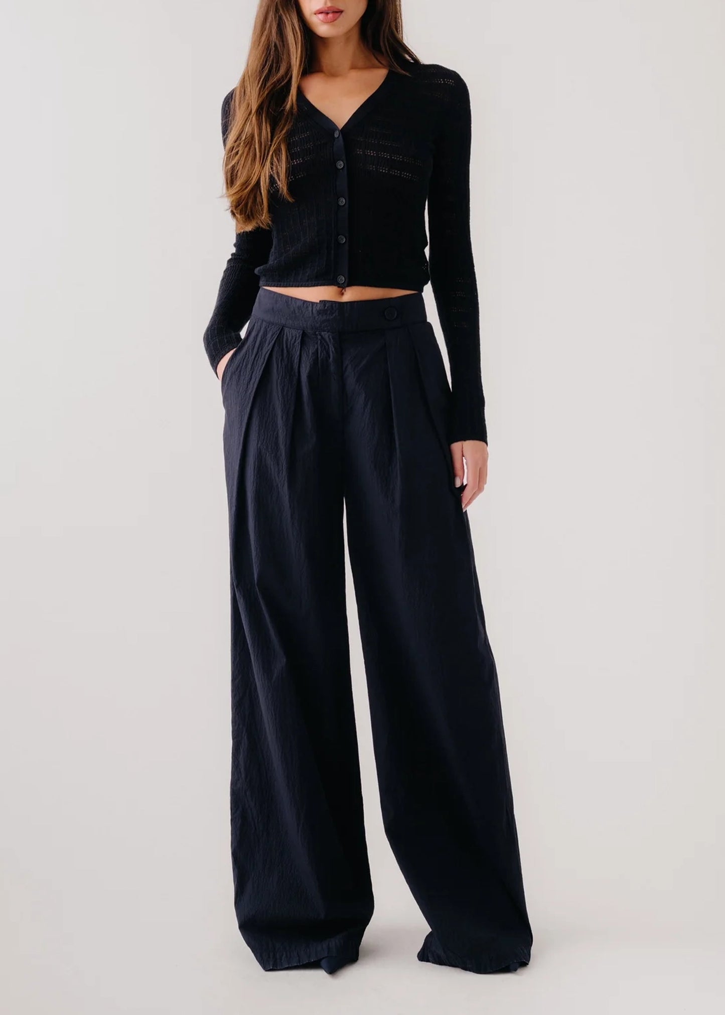 Sablyn-BROOKE-HIGH-RISE-DOUBLE-SEERSUCKER-TROUSER-BLACK