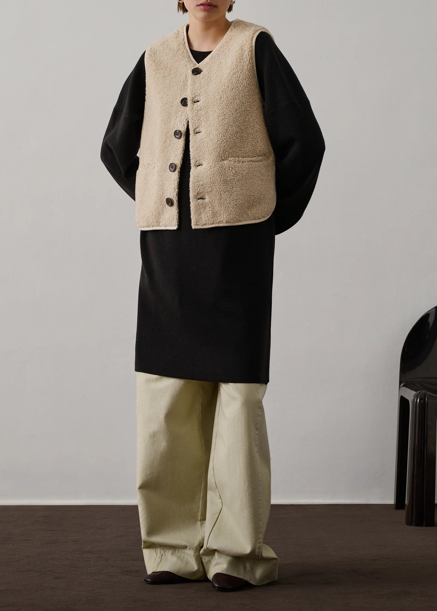 Soeur-Fusil-Jacket-Sleeveless-faux-fur-cardigan