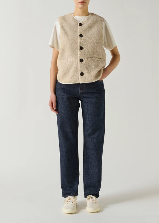 Soeur-Fusil-Jacket-Sleeveless-faux-fur-cardigan