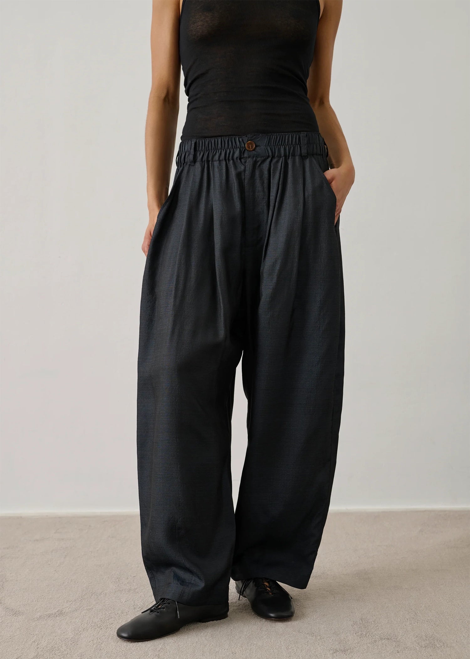 Soeur-Vernon-elasticated-silk-trousers