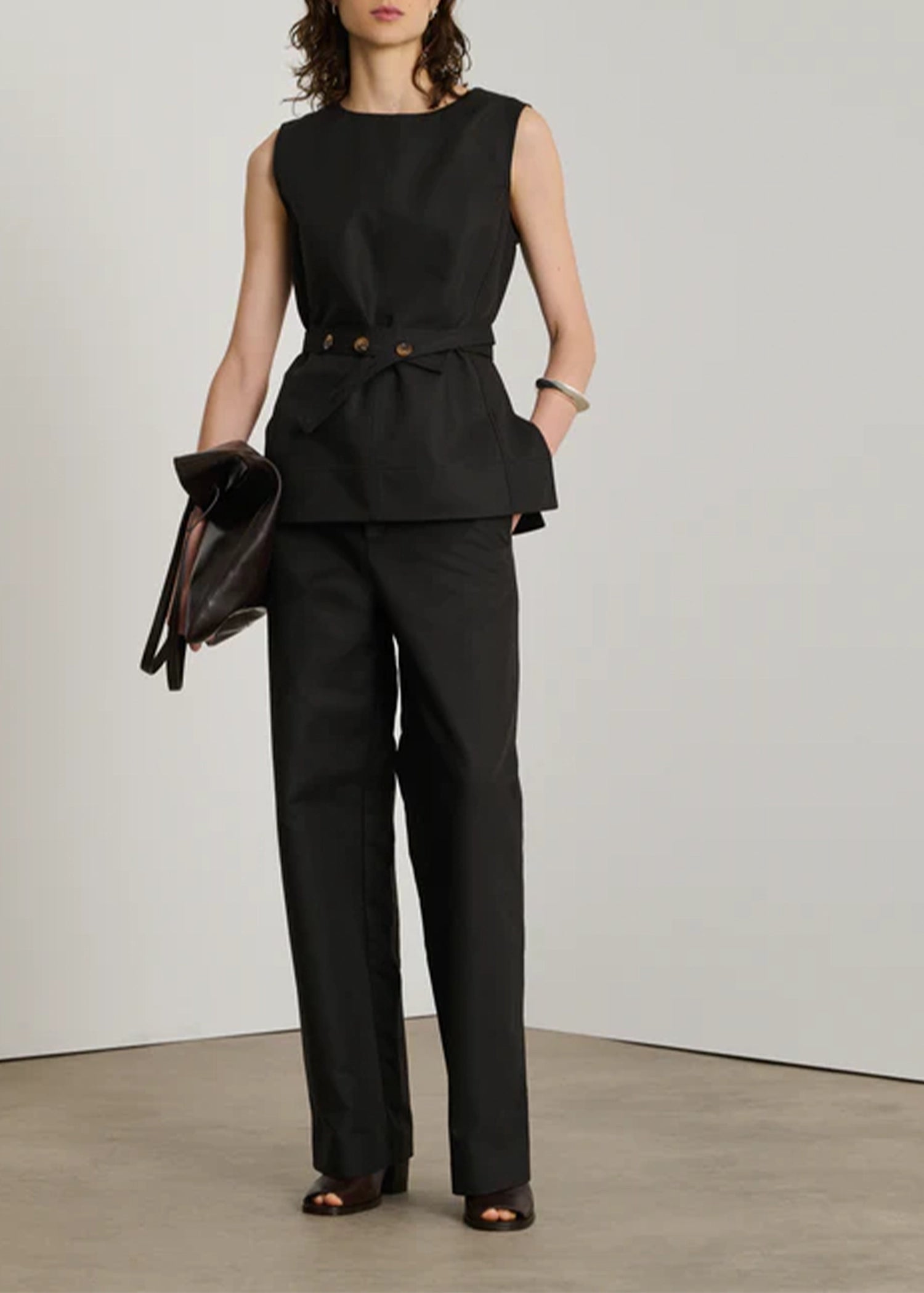 Soeur-Chance-Top-Charcoal