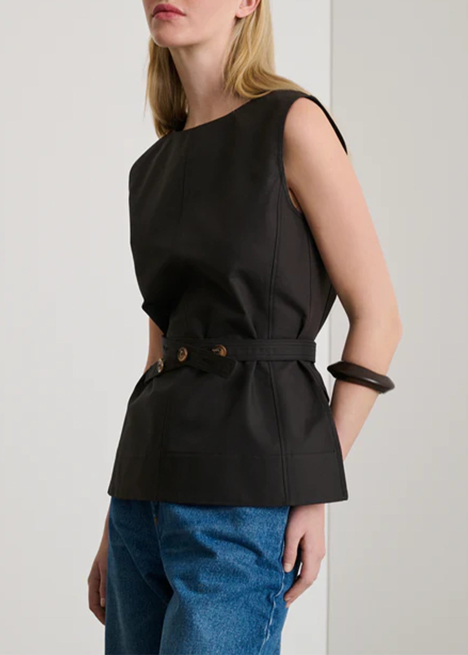 Soeur-Chance-Top-Charcoal