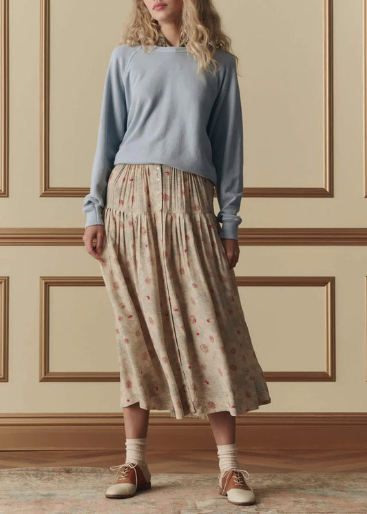 The-Great-The-Highland-Skirt-Champagne-Scattered-Bloom