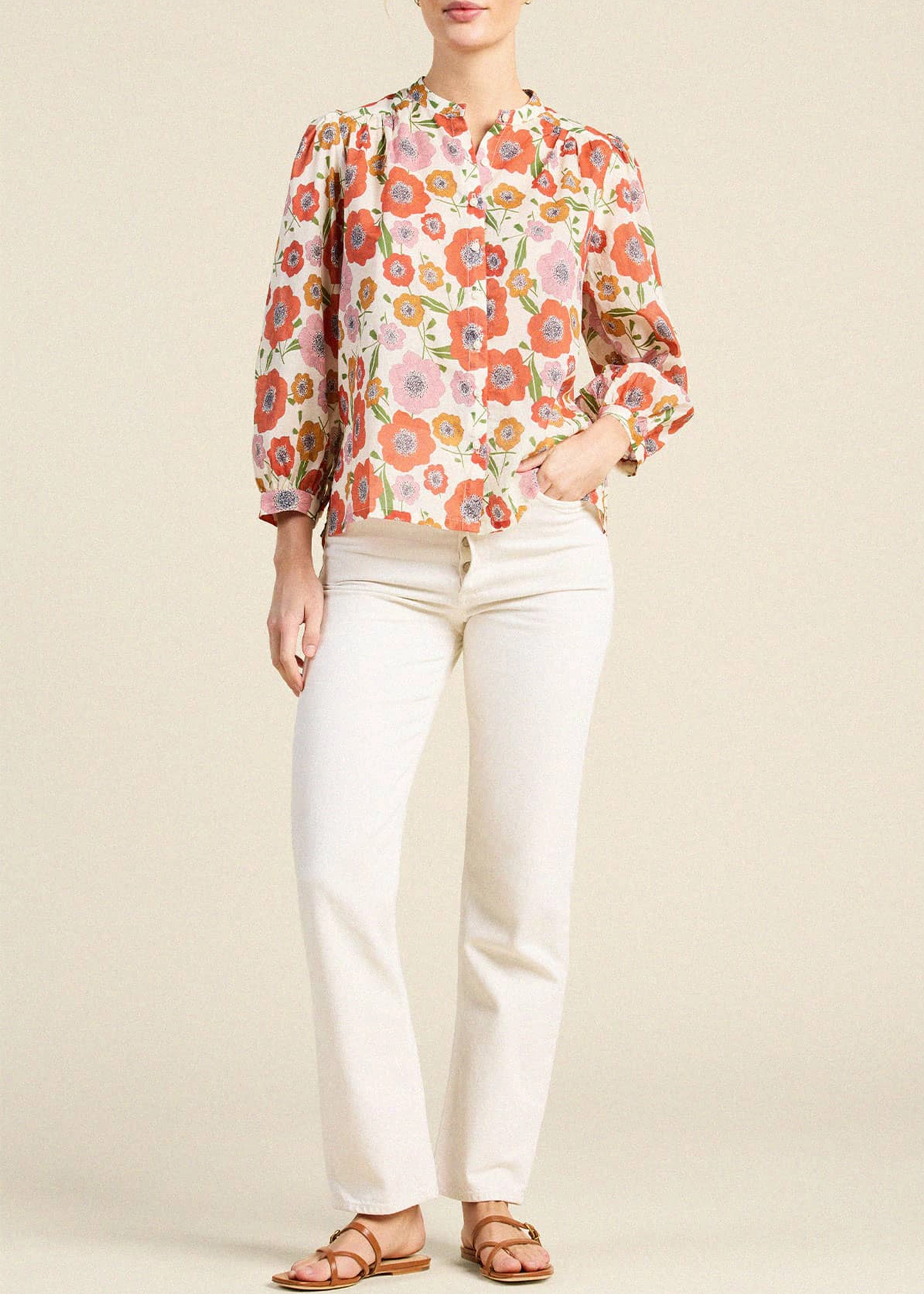 Trovata-Clara-Blouse-Poppy-Costa