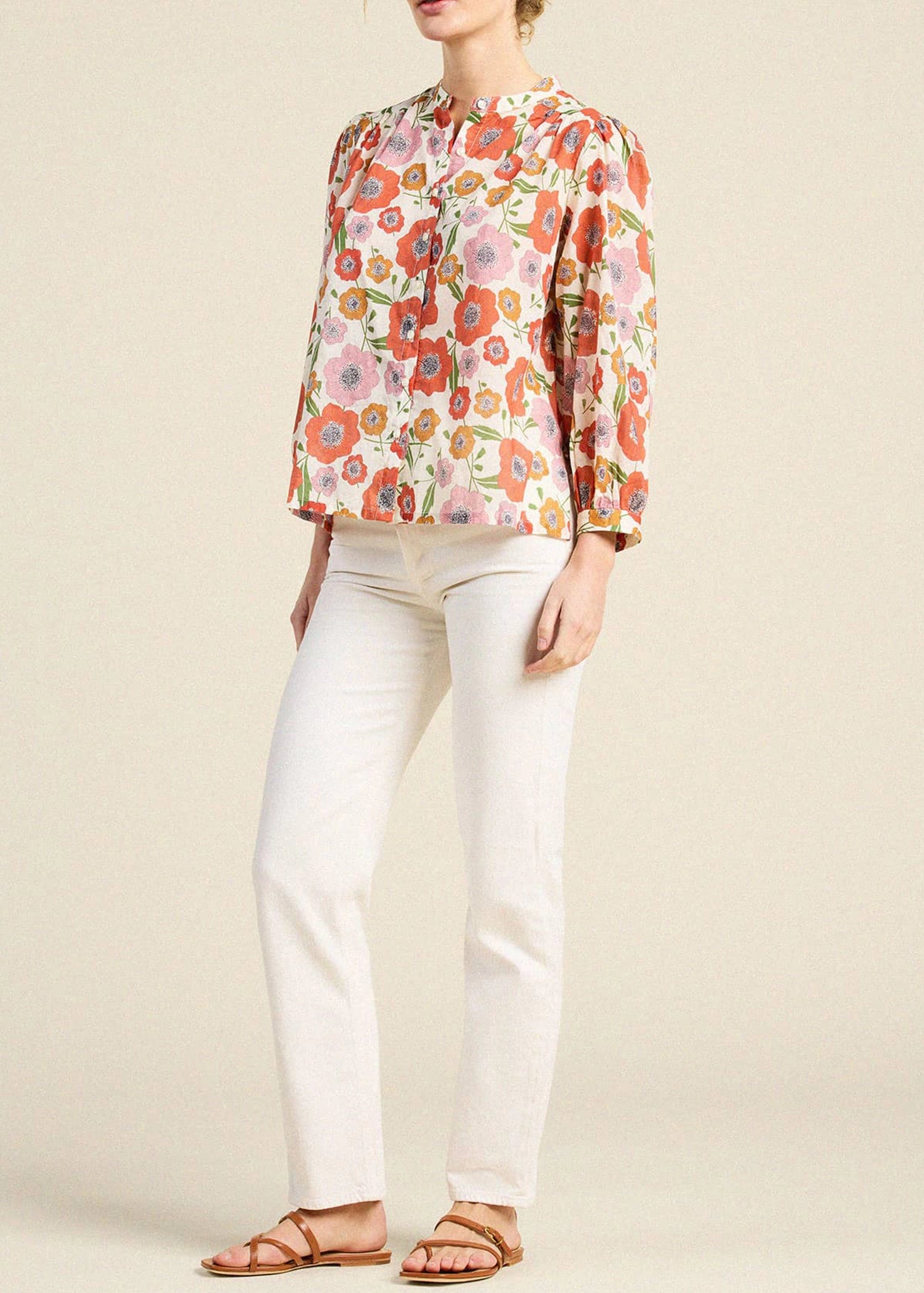 Trovata-Clara-Blouse-Poppy-Costa