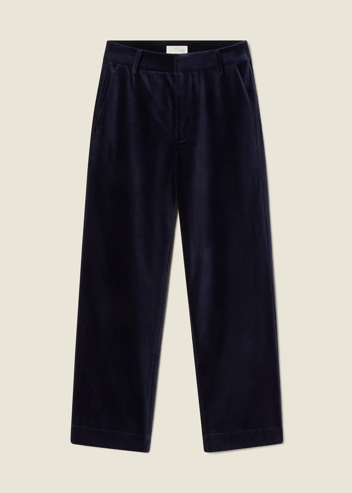 Trovata-Finch-Pant-Dark-Sapphire-Velvet