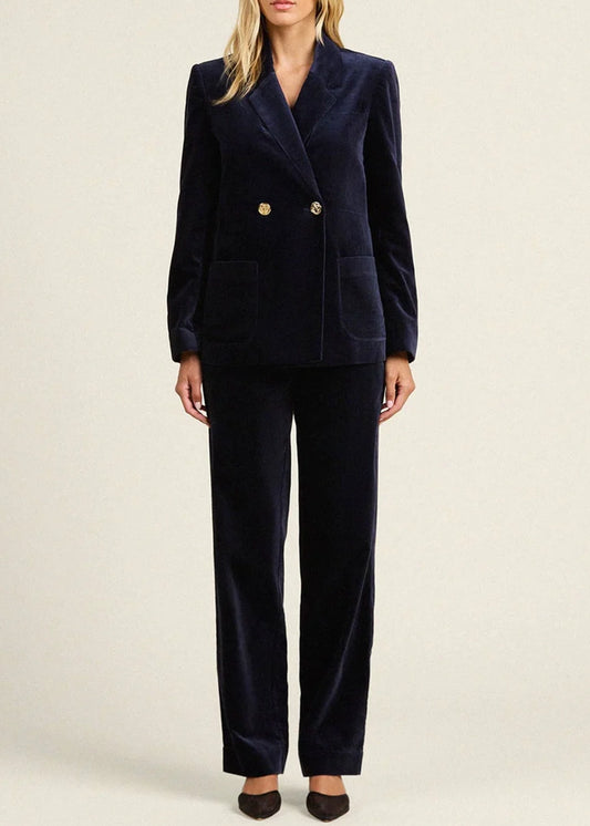 Trovata-Finch-Pant-Dark-Sapphire-Velvet