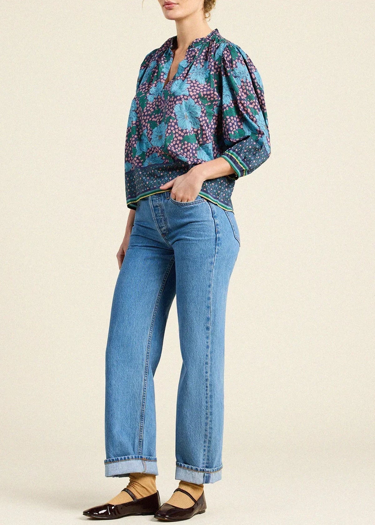 Trovata-Orly-Blouse-Midnight-Trellis