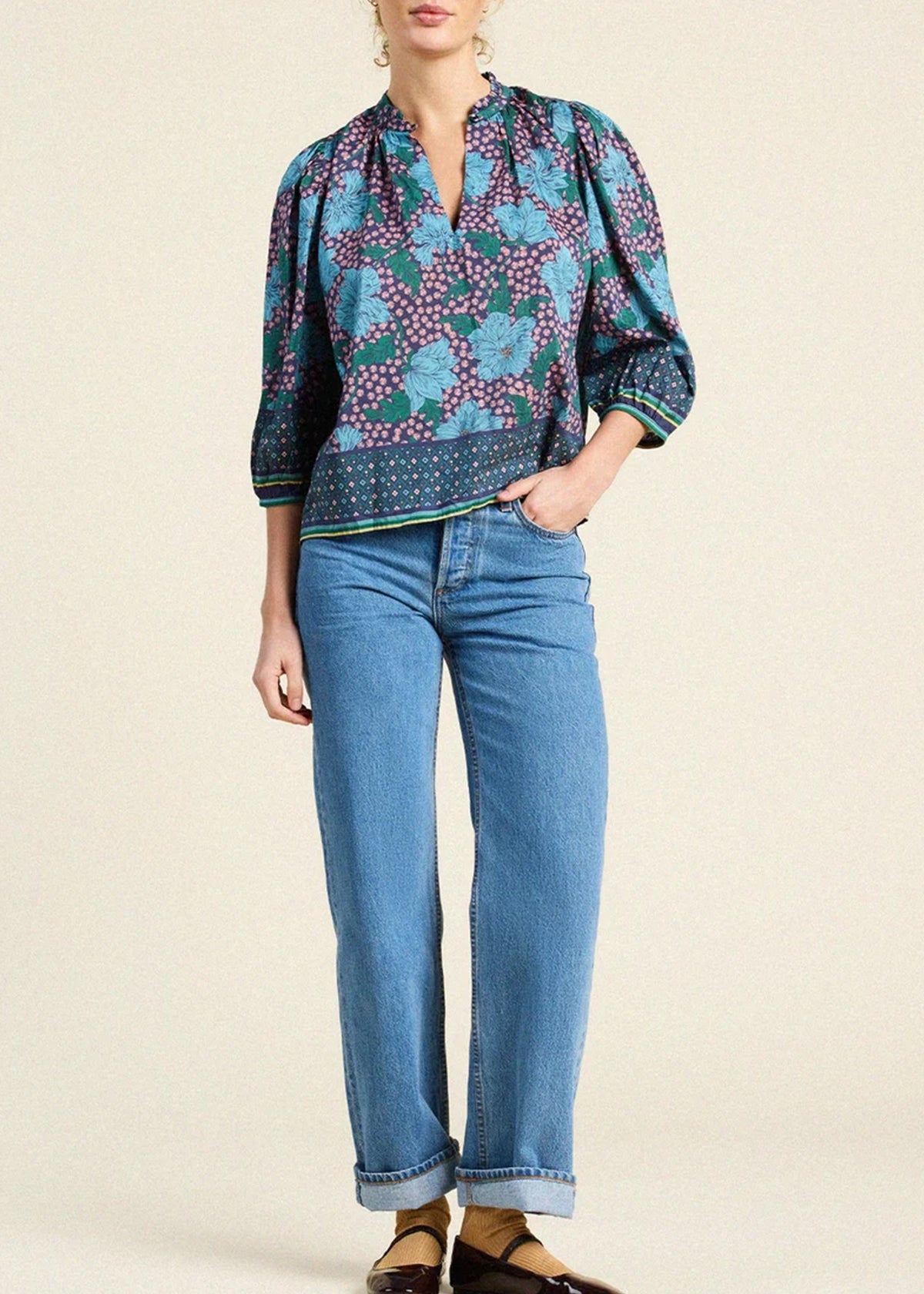 Trovata-Orly-Blouse-Midnight-Trellis