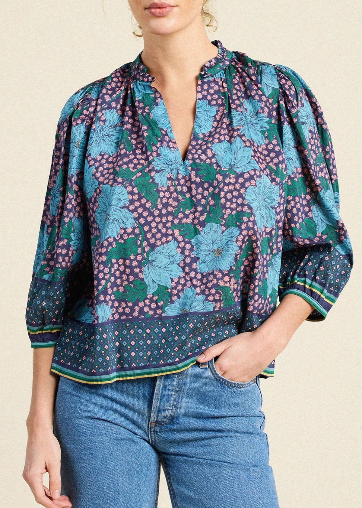 Trovata-Orly-Blouse-Midnight-Trellis