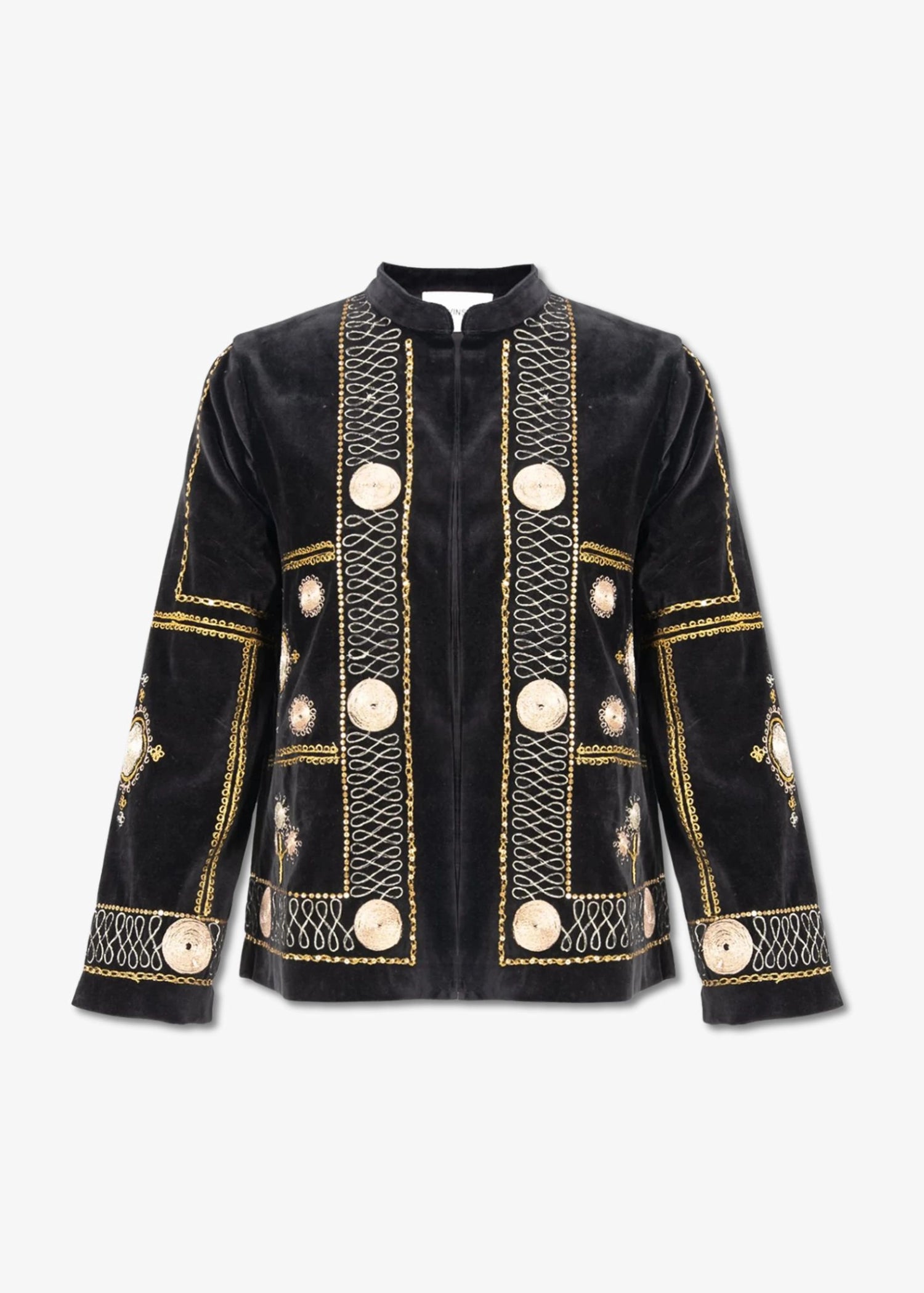 V-de-vinster-COTI-black-embroidered-jacket