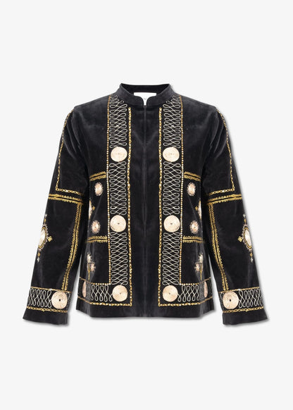 V-de-vinster-COTI-black-embroidered-jacket