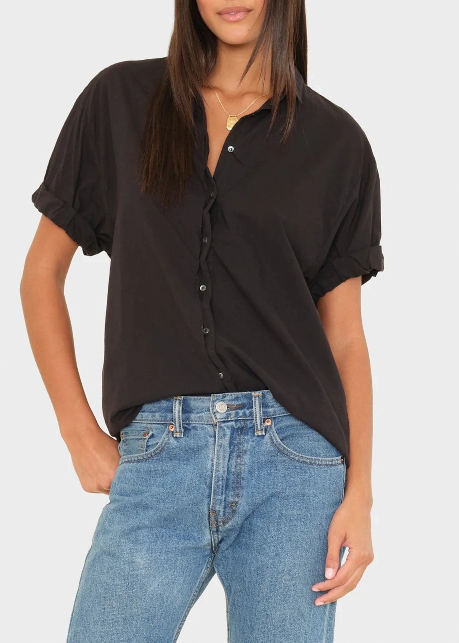 Xirena-Channing-Shirt-Black