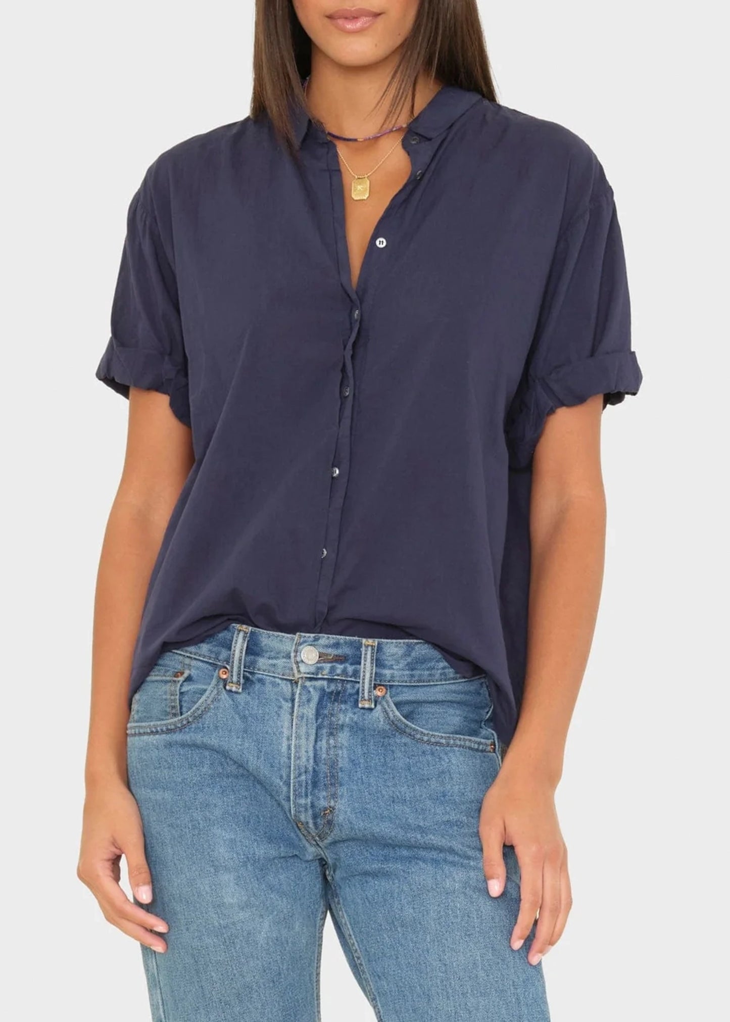 Xirena Channing Shirt Navy