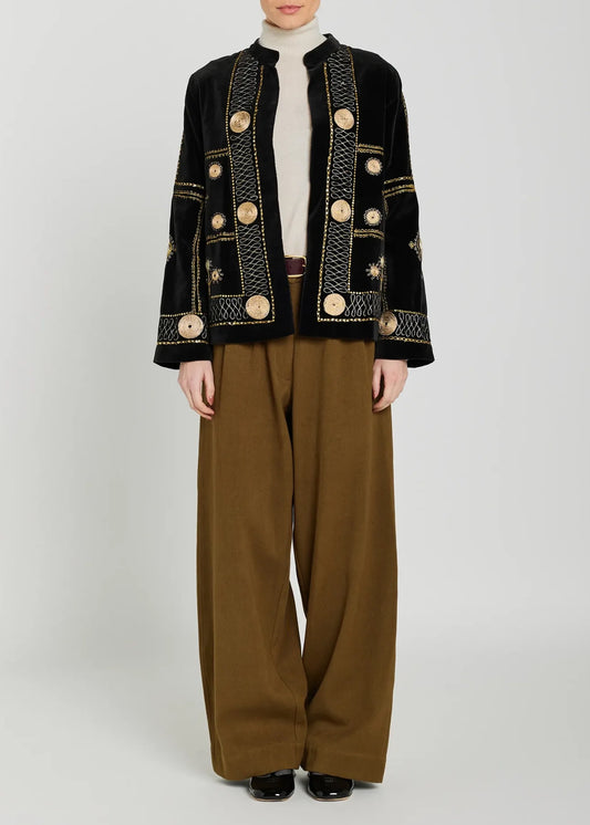 V-de-vinster-COTI-black-embroidered-jacket