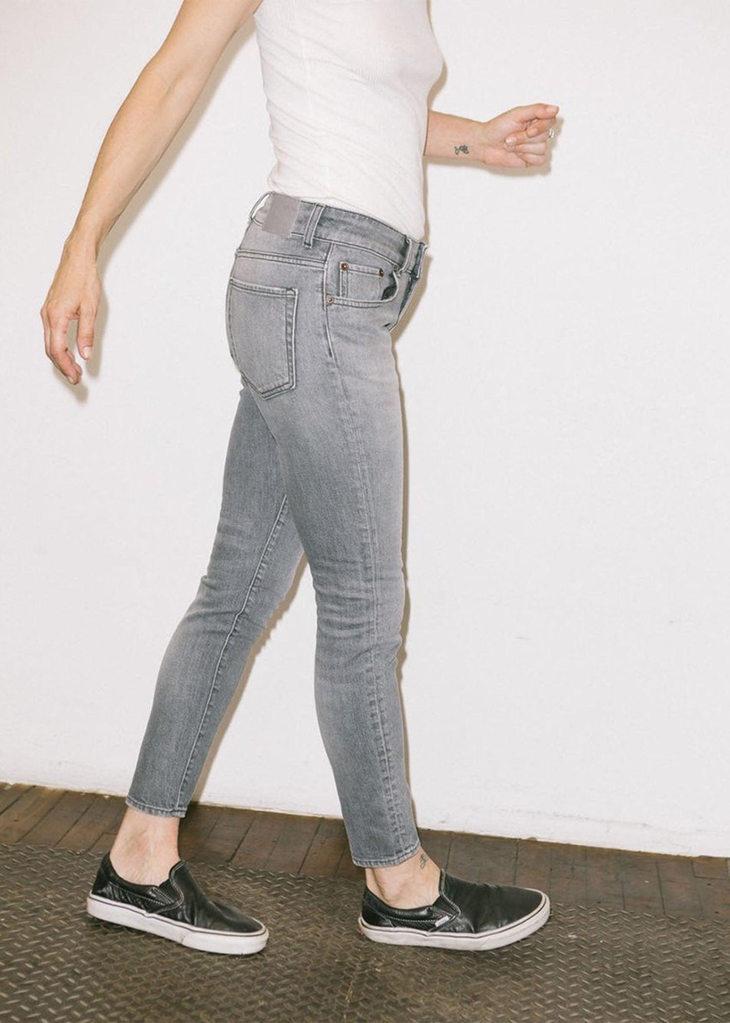 6397-grey-mini-skinny | Jeans | 6397