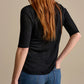 Bellerose-Seas-T-Shirt-Linen-off-black