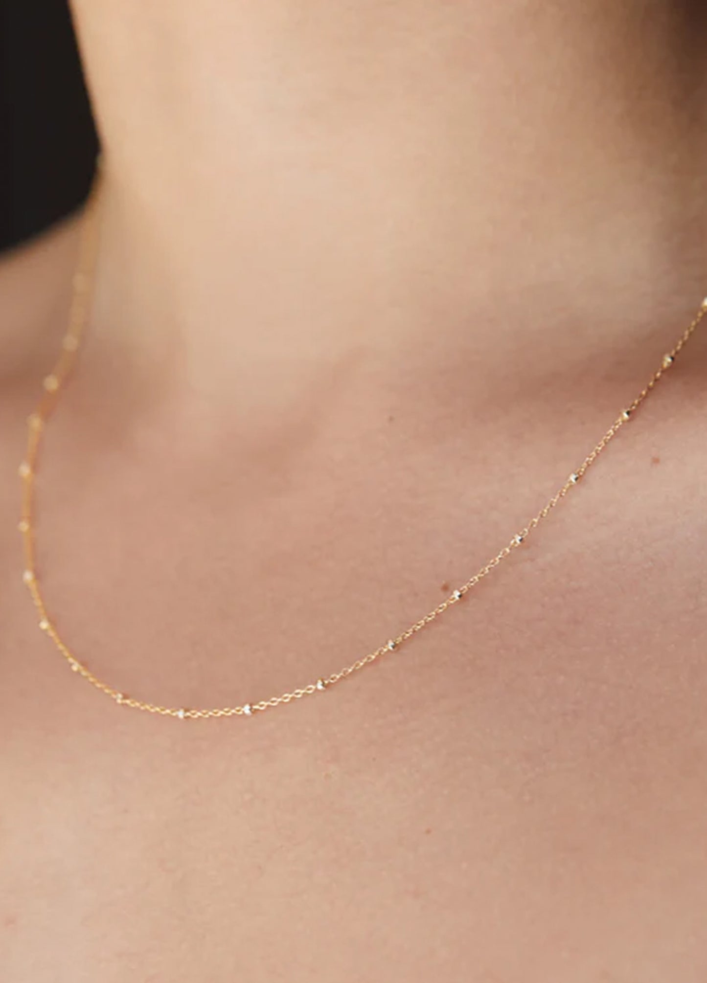 Mara-Scalise-dot-chain-choker-14k-gold-filled |jewelry | mara scalise